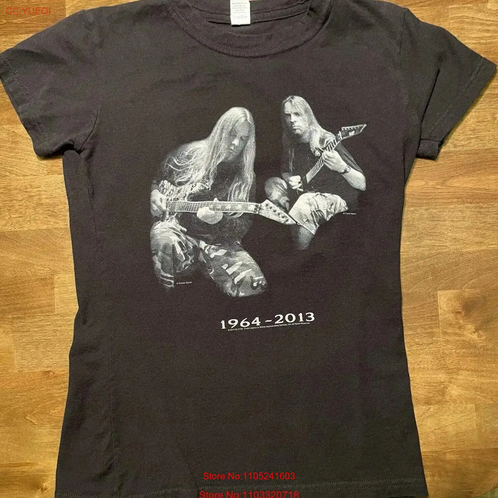 Women'S Fashion Designer Clothes - ジェフ・ハネマン スレイヤー レディース Tシャツ サイズ S