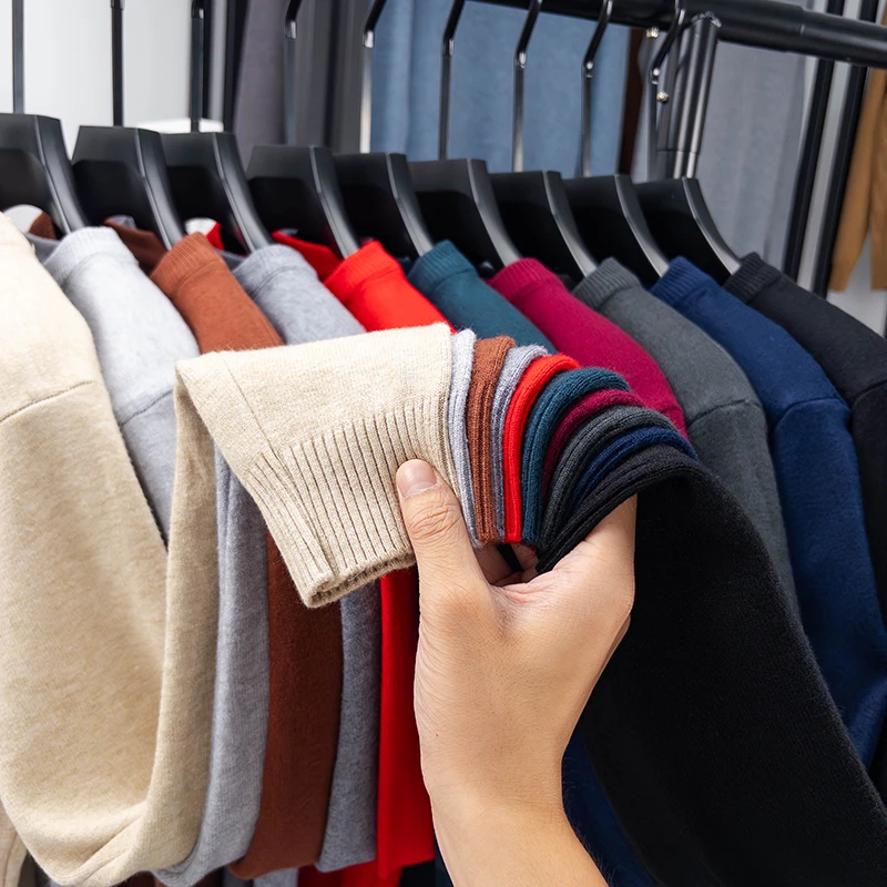 Ribbed Knit Sweater - 2026年新作メンズカジュアルセーター、ラウンドネック長袖ニットセーター、ダイヤモンド柄、ファッショナブルで多用途なトップス