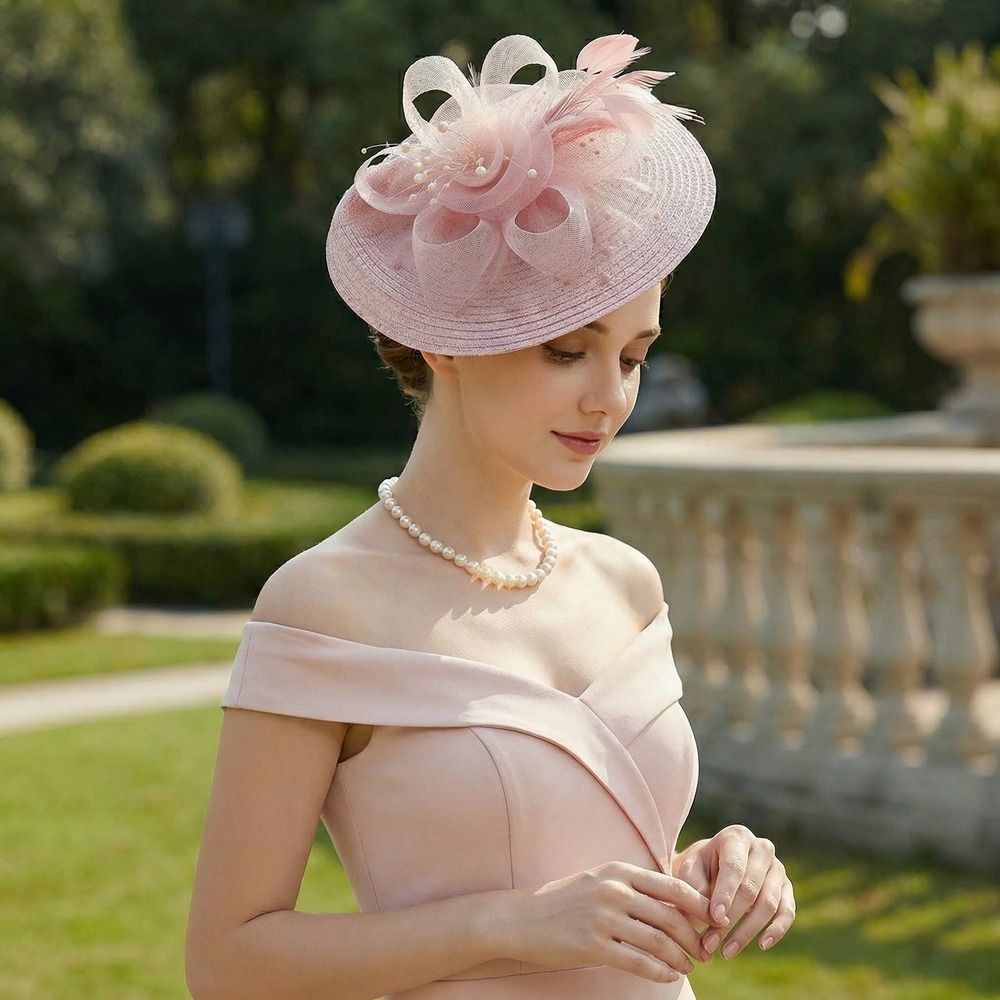 Women'S Fashion In The 1920S - ファッション絶妙なメッシュフェザーヘッドバンド甘いフォーマル帽子 1920 年代のヘアアクセサリーエレガントな仮面舞踏会ヘアバンドステージパフォーマンス