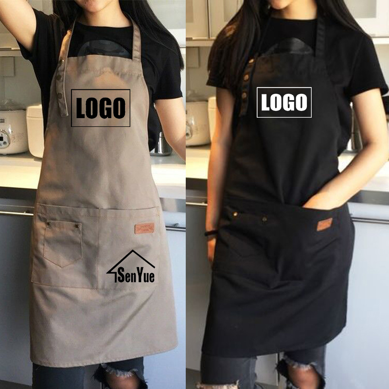女性と男性のためのファッショナブルなキッチンエプロン,シェフ - Women Fashion Brand Logo のレビューと価格