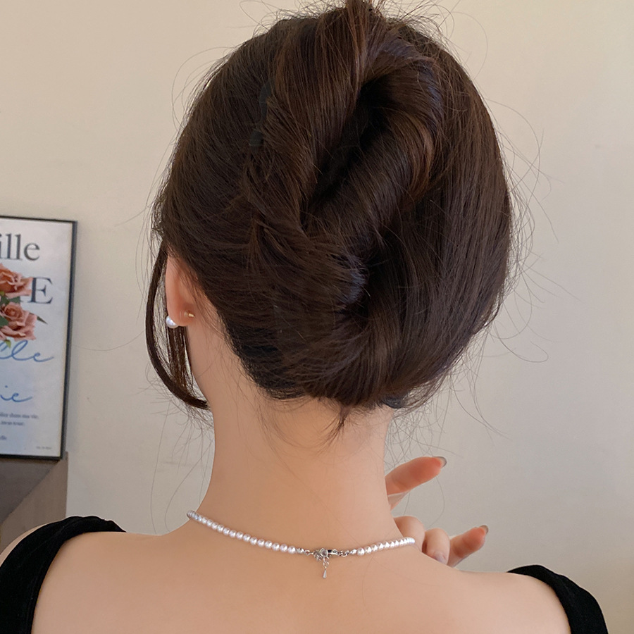 メタルU字型ヘアフォークコーム シンプルな後頭部ヘアピンクリ - Women Fashion Hair Style のレビューと価格