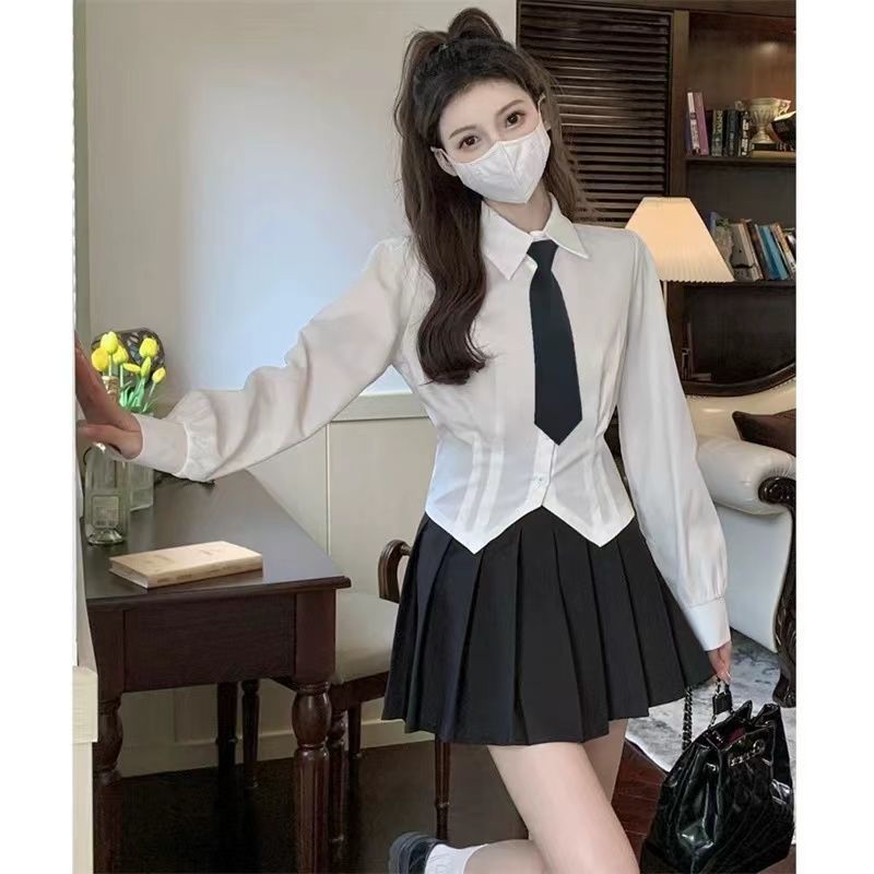 2000 年代白長袖ヴィンテージシャツ女性スリムチュニックボ - Wrap Blouse Chiffon のレビューと価格