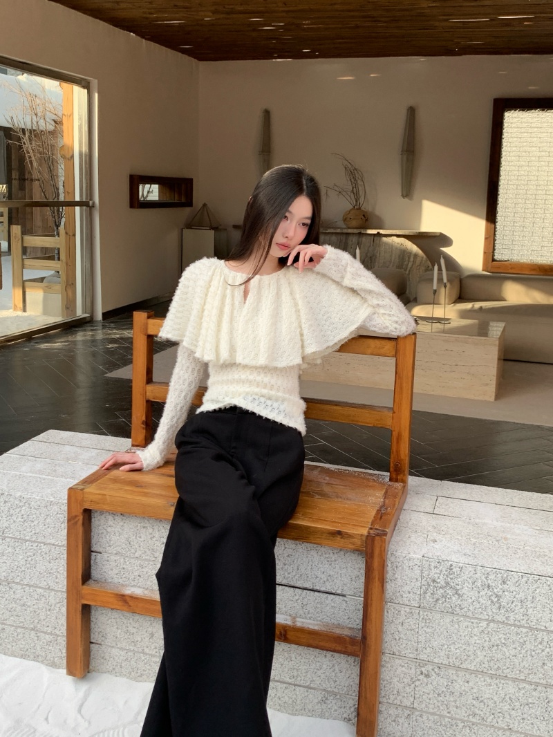 CHEERART デザイナーマント長袖ニットブラウス女性高級 - Women'S Fashion Designer Clothes のレビューと価格
