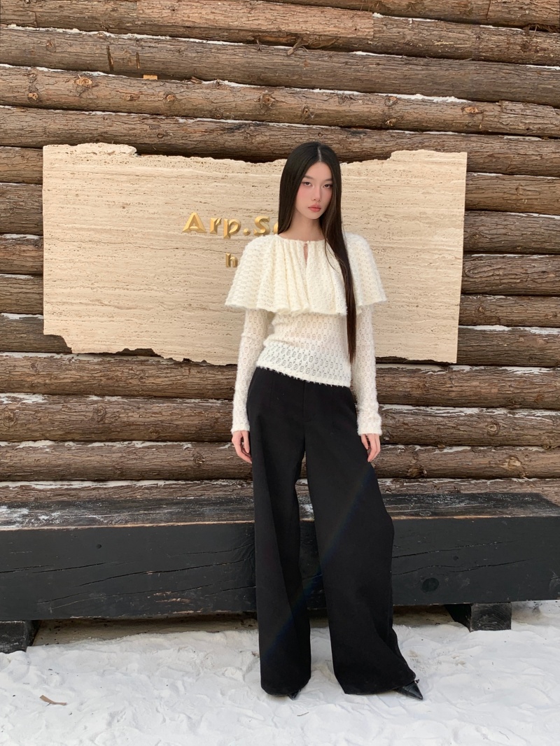 CHEERART デザイナーマント長袖ニットブラウス女性高級 - Women'S Fashion Designer Clothes のレビューと価格
