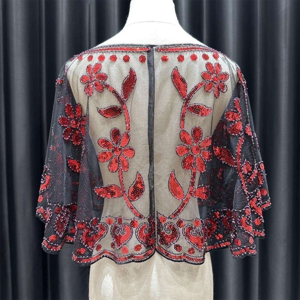 新しい 1920 年代のショルダーショールスパークリングフロ - Women'S Fashion In The 1920S のレビューと価格