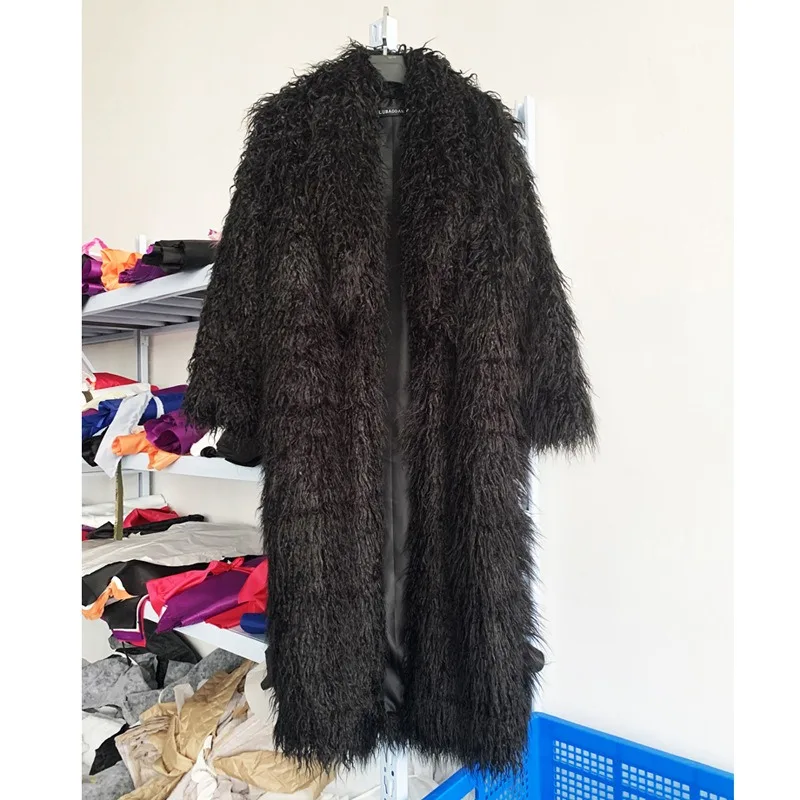 女性フェイクファーロングコートサーマルカーディガンスリム膝上 - Women Fashion Over 50 のレビューと価格