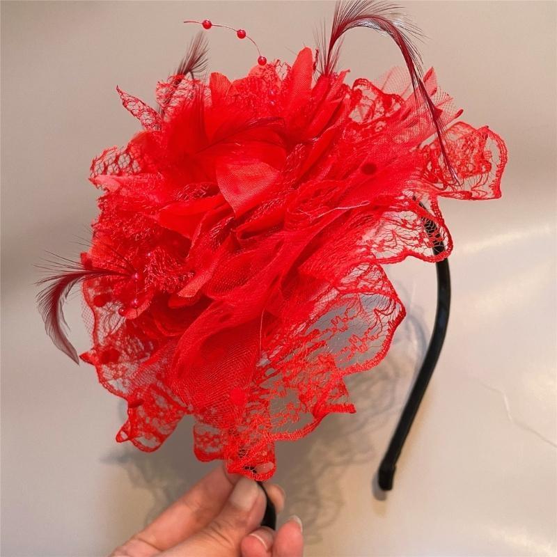 a52eレースフラワーヘアフープ女性ヴィンテージ1920年 - Women'S Fashion In The 1920S のレビューと価格