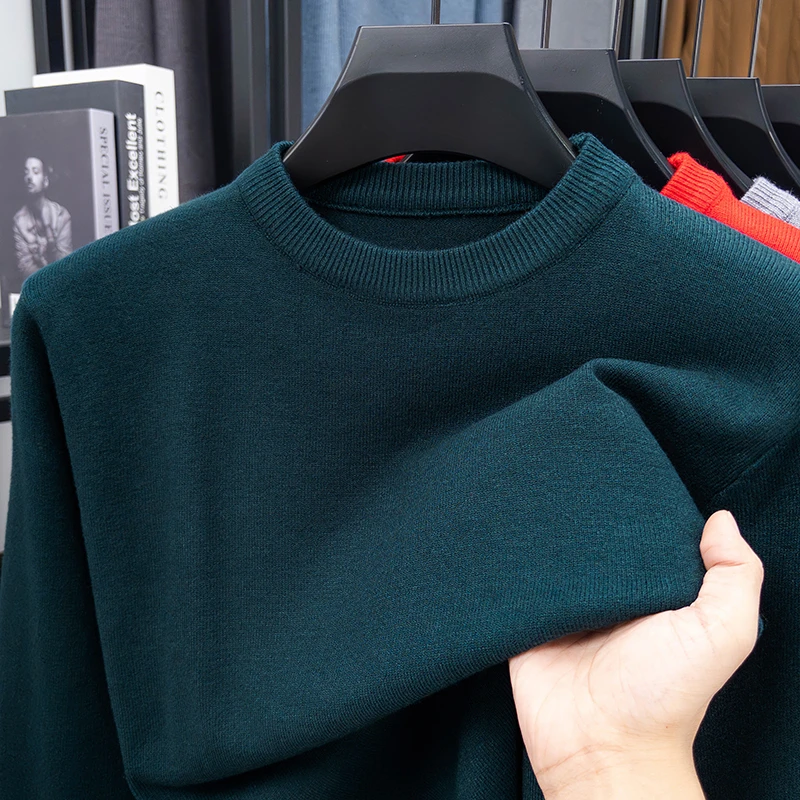 2026年新作メンズカジュアルセーター、ラウンドネック長袖ニ - Ribbed Knit Sweater のレビューと価格
