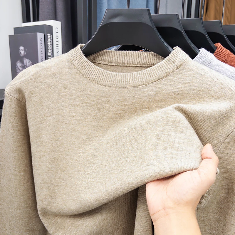 2026年新作メンズカジュアルセーター、ラウンドネック長袖ニ - Ribbed Knit Sweater のレビューと価格