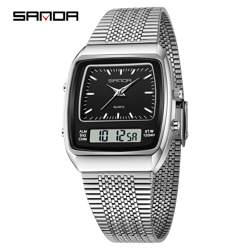 SANDA 3393 ファッション電子クォーツ腕時計 多機能 - Women Fashion Zone のレビューと価格