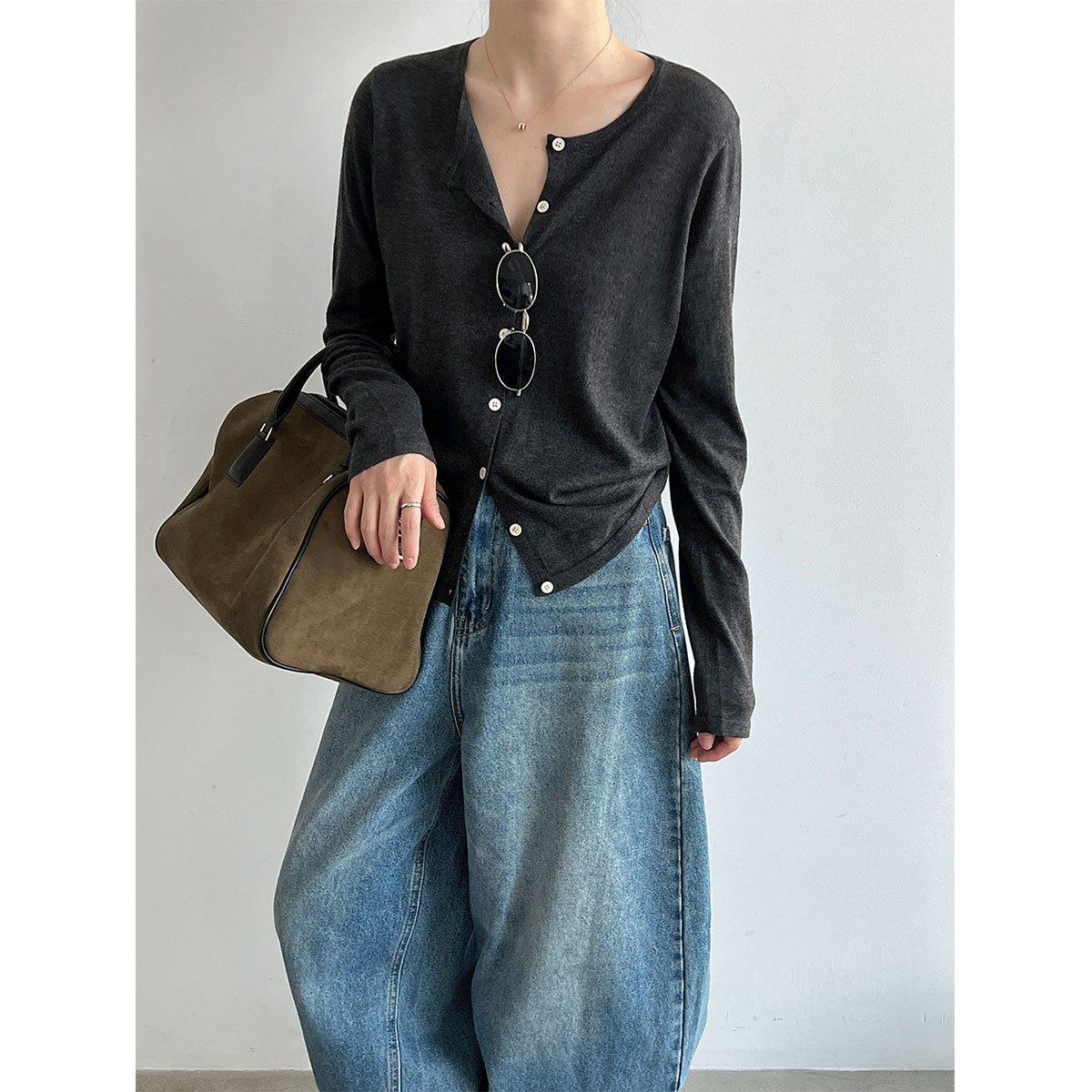 2026年 ソフト素材 レディースセーター シングルボタンデ - Women'S Fashion Designer Clothes のレビューと価格