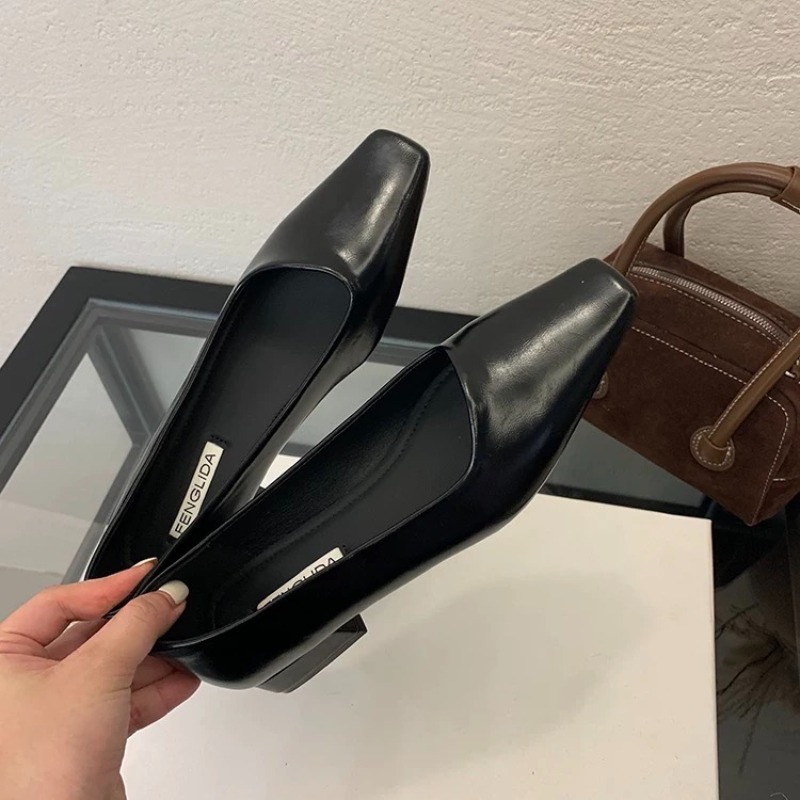 2026 新ファッションハイヒール女性スクエアトゥパンプスエ - Women'S Fashion Footwear のレビューと価格