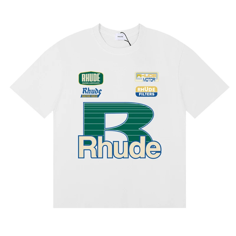 ストリートウェアブランド Rhude Tシャツ 夏 おしゃれ - Women Fashion Brand Logo のレビューと価格