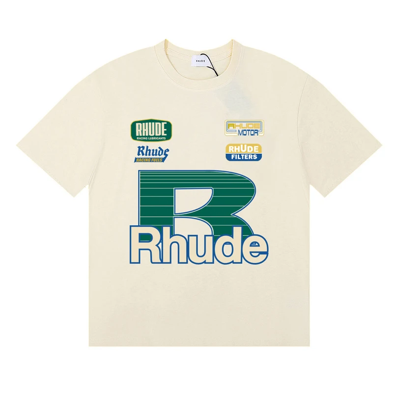 ストリートウェアブランド Rhude Tシャツ 夏 おしゃれ - Women Fashion Brand Logo のレビューと価格