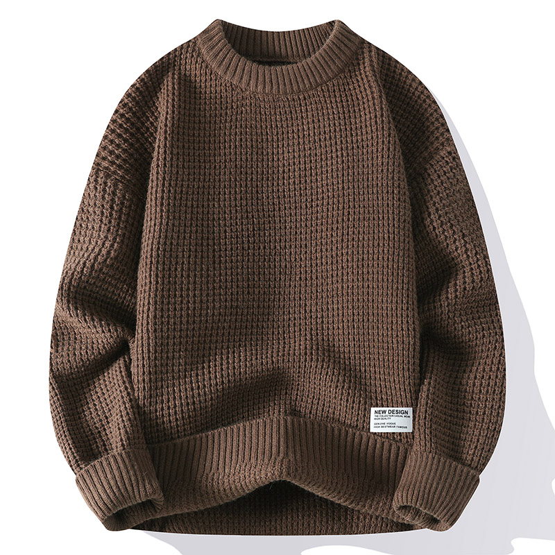メンズウォームセーター,カジュアルセーター,ニットセーター, - Ribbed Knit Sweater のレビューと価格
