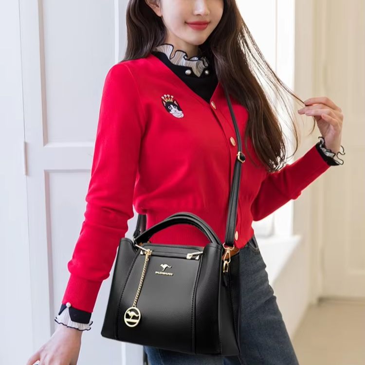 2024 高級女性デザイナー 3 層ショルダークロスボディ嚢 - Women Fashion Brand Logo のレビューと価格