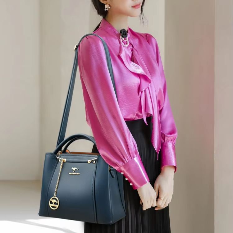 2024 高級女性デザイナー 3 層ショルダークロスボディ嚢 - Women Fashion Brand Logo のレビューと価格
