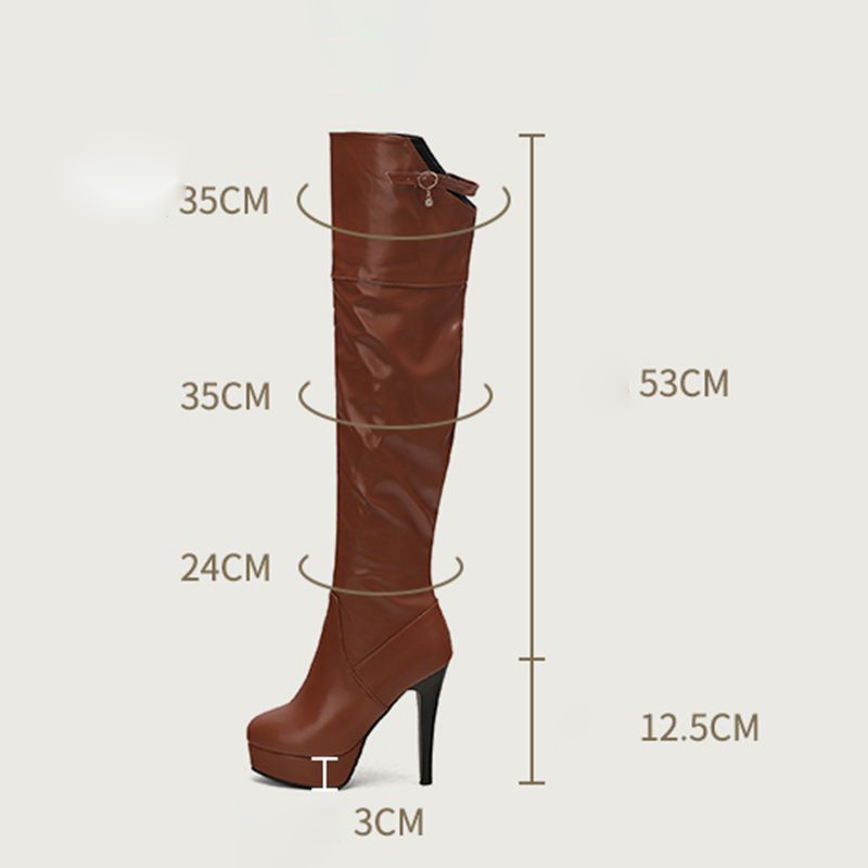 REAVE CAT 2025 セクシーサイハイブーツ ラウン - Women Fashion Over 50 のレビューと価格