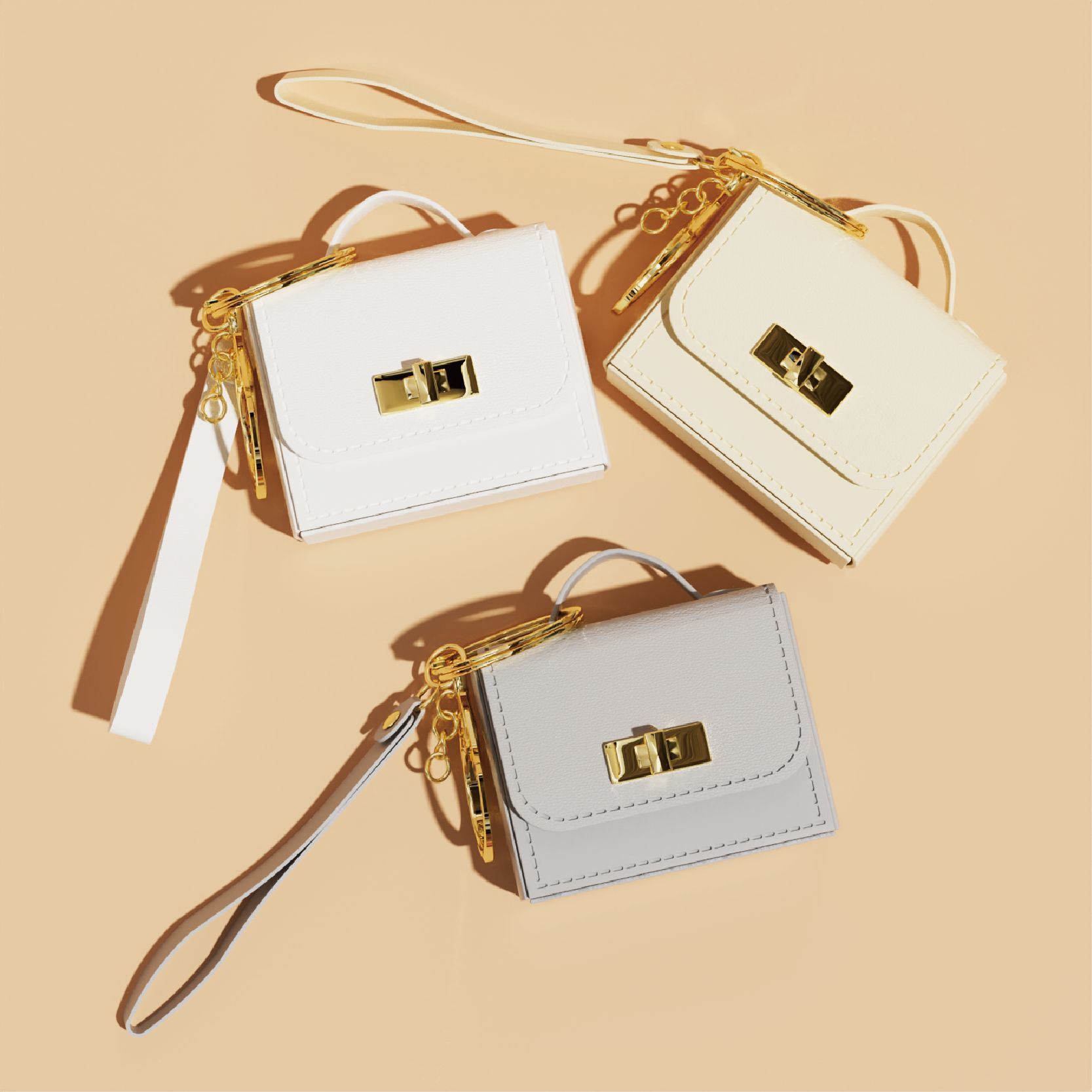 ミニキーチェーンポーチ レザーハンドルストラップ コインケー - Women'S Ysl Fashion のレビューと価格
