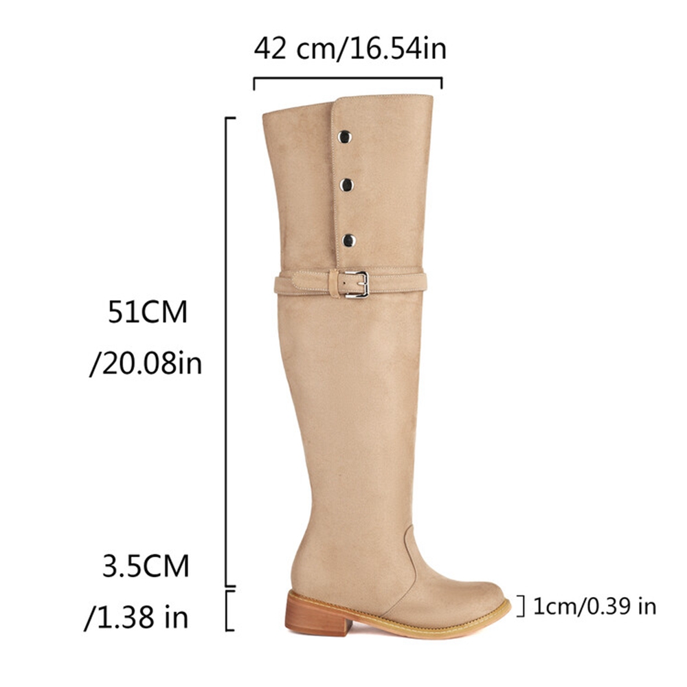 QPLYXCO 女性サイハイブーツファッション太いヒールオー - Women Fashion Over 50 のレビューと価格