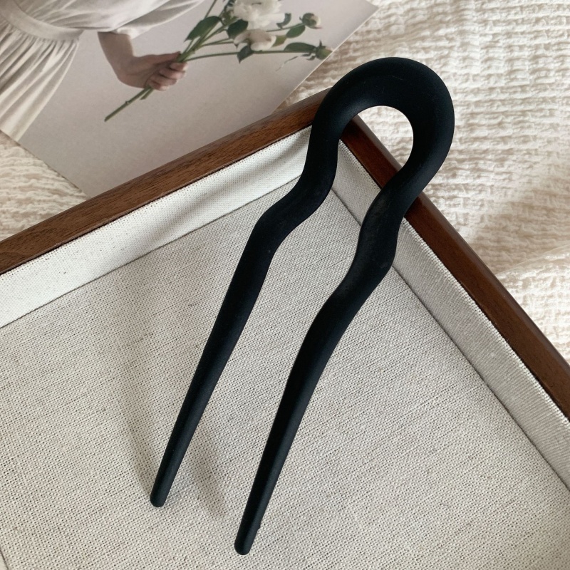 1/4 個シンプルなつや消し U 字型ヘアクリップ女性のため - Women Fashion Hair Style のレビューと価格