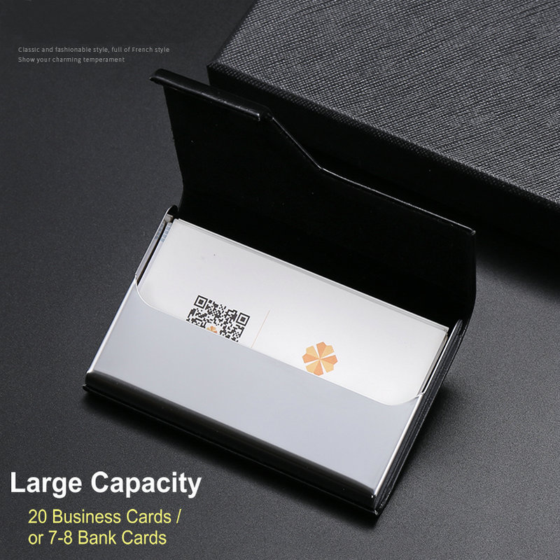 ファッション名刺ケースメンズ模造革名刺ホルダーカスタムロゴレ - Women Fashion Visiting Card のレビューと価格